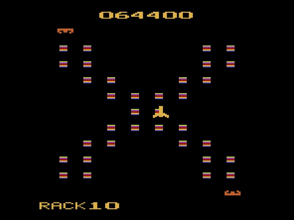 Gameplay of Solar Fox for Atari 2600